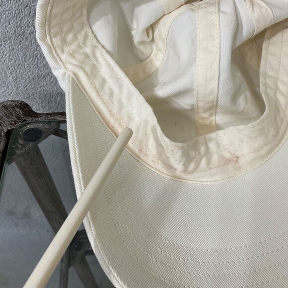 Tory Burch Logo Hat cotton baseball cap Tennis Pickleball White - Picture 14 of 14